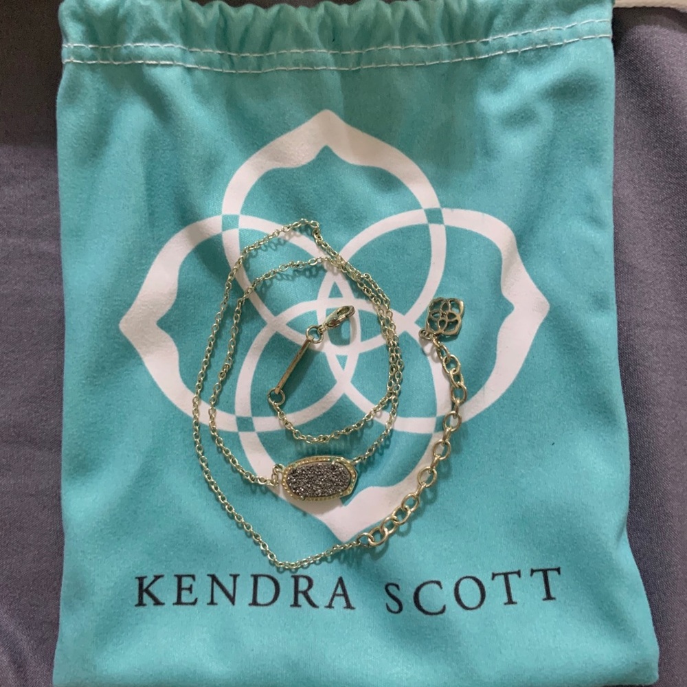 Kendra Scott drusy necklace